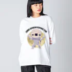 aidhiのハロウィン　かわいいミイラデザインス ビッグシルエットロングスリーブTシャツ