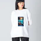 kazu_gの夕暮れの海の底！Under the SEA at sunset Big Long Sleeve T-Shirt