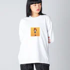 ryuya__52のフレンドリーガール Big Long Sleeve T-Shirt