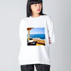 DapperMixのシーサイドカフェグッズ Big Long Sleeve T-Shirt