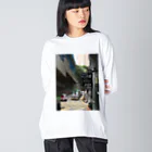 kyurakkoのHONG KONG CENTRAL  Big Long Sleeve T-Shirt