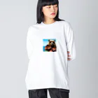 Maimのくま Big Long Sleeve T-Shirt