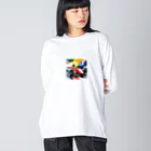 kaze2432のF1 ビッグシルエットロングスリーブTシャツ