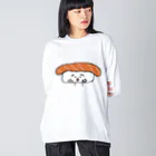 おとうふくんのドット絵サーモン寿司おとうふくん Big Long Sleeve T-Shirt