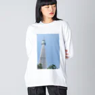 kyurakkoのTOKYO SKYTREE ビッグシルエットロングスリーブTシャツ