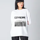 chieemakoのCITYSCAPE Big Long Sleeve T-Shirt