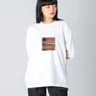 cotaのサンセットビーチ Big Long Sleeve T-Shirt