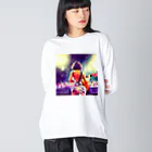 試香師の「ロックスター」 Big Long Sleeve T-Shirt