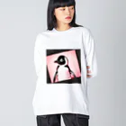 blackcofee12のペンギン赤ちゃん ビッグシルエットロングスリーブTシャツ