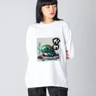 朱音琴音のドット絵のかめ Big Long Sleeve T-Shirt