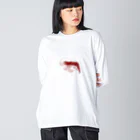 ぞんぽろ（zompollo）のEBI（ルーズ） ビッグシルエットロングスリーブTシャツ