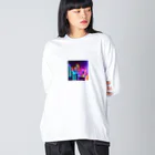 シリーズ＆シリーズのネオンライト・ダイナミックシティ Big Long Sleeve T-Shirt