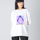 oxaiconeka-shopのoxaiペンギン ビッグシルエットロングスリーブTシャツ