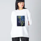 kaoartのはるのぶの描いたおんなのこ Big Long Sleeve T-Shirt