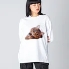 bitpiyoのねこちゃん Big Long Sleeve T-Shirt