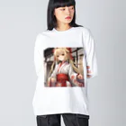 K-springの巫女様 Big Long Sleeve T-Shirt