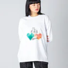 わんだーぱうだーの愛犬家による愛犬家のためのアイテム Big Long Sleeve T-Shirt