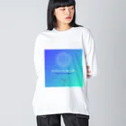 JHOPEのひまわりのように(ブルーver) ビッグシルエットロングスリーブTシャツ