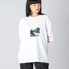 YoMiTの有名な観光スポットイメージ画像： キャッチャン（カナダ、ユーコン準州） Big Long Sleeve T-Shirt