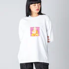 seiya5192の大仏くん ビッグシルエットロングスリーブTシャツ