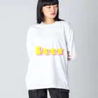 BEERのビール_POP(透過) Big Long Sleeve T-Shirt