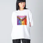 otemochanのわたしには人権がある Big Long Sleeve T-Shirt