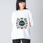 The Crafty CollectiveのThe Crafty Collective のロゴマーク ビッグシルエットロングスリーブTシャツ