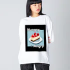 hAngryの【NYチーズケーキ】hAngry Big Long Sleeve T-Shirt