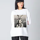 ニヒルうさぎ屋さんのニヒルうさぎ Ⅱ Big Long Sleeve T-Shirt