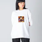 チワワ愛好家ショップの魔女の呪文★チワワのハロウィン変身マジック Big Long Sleeve T-Shirt