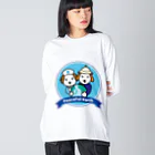 Link Creation online SHOPのPeaceful Earth Big Long Sleeve T-Shirt