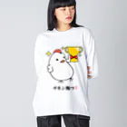 脂身通信Ｚのチキンカツ！_231010 ビッグシルエットロングスリーブTシャツ