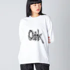 0#kの0#k 003 ビッグシルエットロングスリーブTシャツ