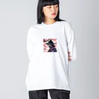 samurai-isの桜とサムライ Big Long Sleeve T-Shirt