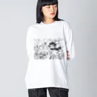 猫のきぬくんのお店の不思議な夜に Big Long Sleeve T-Shirt