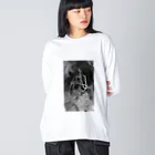 nattoooのぐちゃぐちゃアクリル Big Long Sleeve T-Shirt