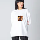 チワワ愛好家ショップのハロウィンの魔法騒ぎ★魔女になったチワワの大冒険 Big Long Sleeve T-Shirt