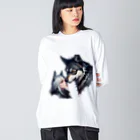 yu_uyふろんてぃあの絆 Big Long Sleeve T-Shirt