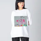 niconico shopのらくがきうーぱーちゃん Big Long Sleeve T-Shirt