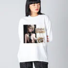 sounya sounyaの美女 図鑑（ホールド） Big Long Sleeve T-Shirt