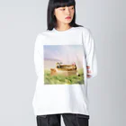 すみれのファンタジー Big Long Sleeve T-Shirt