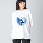 YASU1の踊る水の妖精 Big Long Sleeve T-Shirt