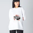 Shihiroの桜と銀ぎつね Big Long Sleeve T-Shirt