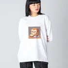 mofu mofu309の食パンポポロ　マドリード　板橋　AJ Big Long Sleeve T-Shirt