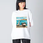 takotakoの原動付き自転車 Big Long Sleeve T-Shirt