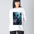 tomityomiのDeepSea ビッグシルエットロングスリーブTシャツ