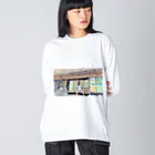 てんてけてんのバイクに威嚇する男 Big Long Sleeve T-Shirt