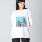 つぎのラピス島ペンギン Big Long Sleeve T-Shirt