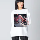 ケリンショップのゾンビガール Big Long Sleeve T-Shirt