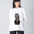 みたらし団子のふたたまちゃんの岩爺（がんじい） Big Long Sleeve T-Shirt